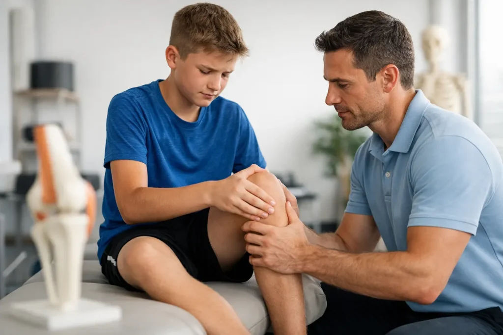Osgood Schlater Pain Physiotherapy in Northampton