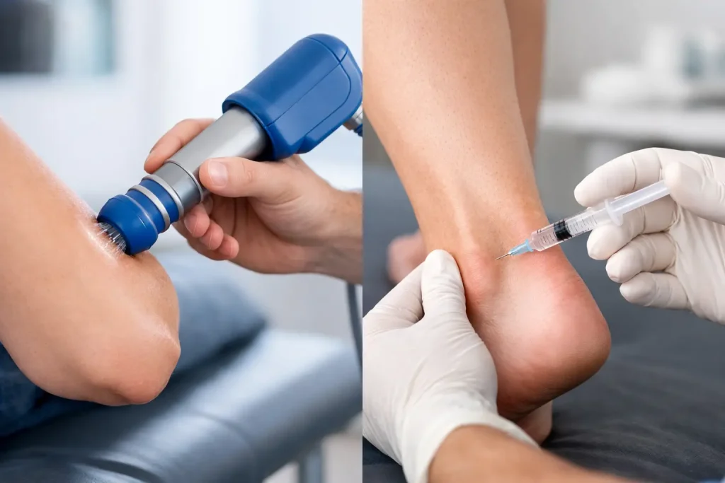 Shockwave or Steroid Injections for Tendon Pain?