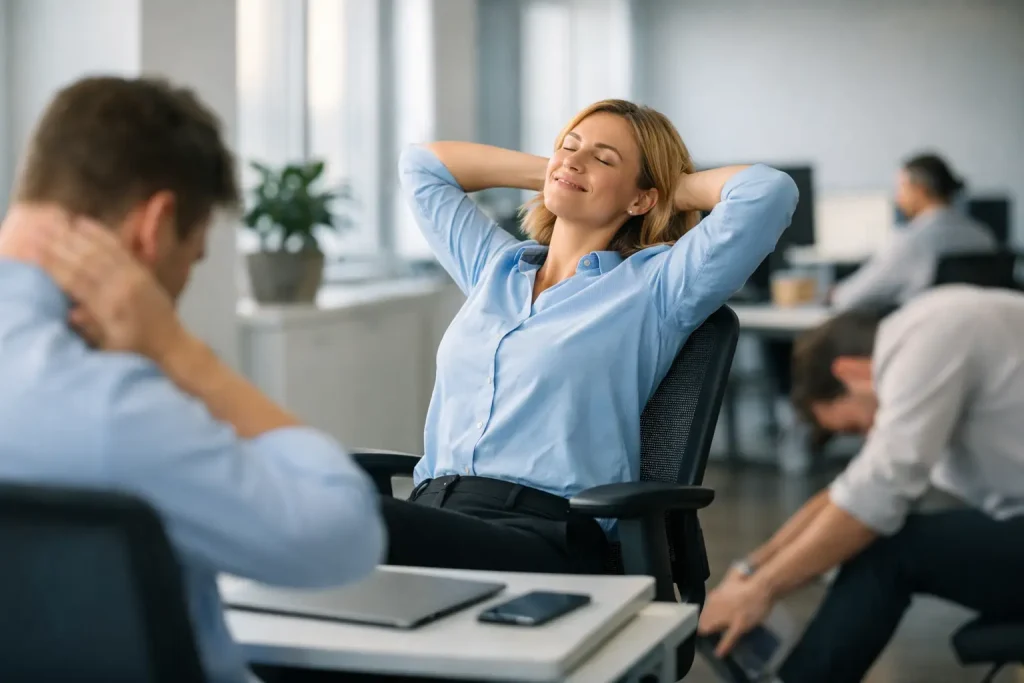 Workplace Posture Exercises for Less Daily Pain